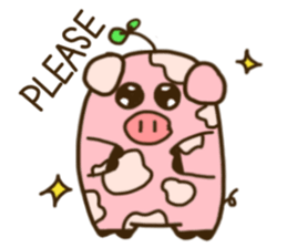 Mumu The chubby pig (English ver.) sticker #14032537