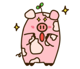 Mumu The chubby pig (English ver.) sticker #14032540