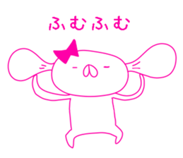 HIKAUSA rabbit sticker 2 sticker #14033060