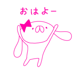 HIKAUSA rabbit sticker 2 sticker #14033076