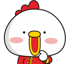 Ani chicken Welcome Spring sticker #14033972