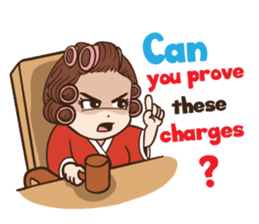 court of wife (Eng) sticker #14034223