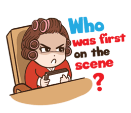 court of wife (Eng) sticker #14034224