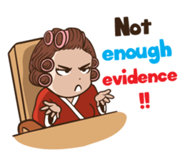 court of wife (Eng) sticker #14034227