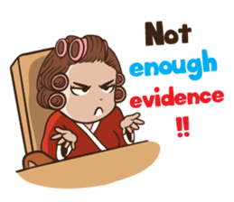 court of wife (Eng) sticker #14034227