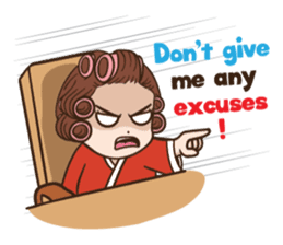 court of wife (Eng) sticker #14034233