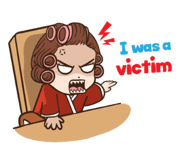 court of wife (Eng) sticker #14034234