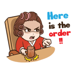 court of wife (Eng) sticker #14034236