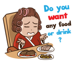 court of wife (Eng) sticker #14034238