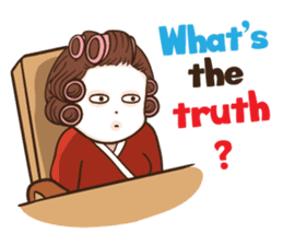 court of wife (Eng) sticker #14034239