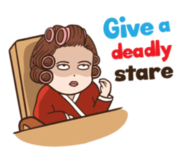 court of wife (Eng) sticker #14034240