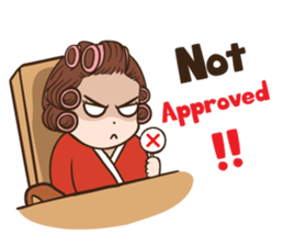 court of wife (Eng) sticker #14034243