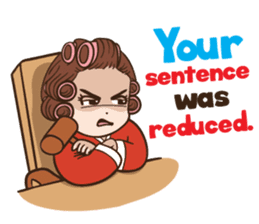 court of wife (Eng) sticker #14034249