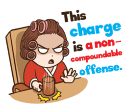 court of wife (Eng) sticker #14034252