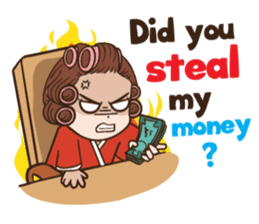 court of wife (Eng) sticker #14034254