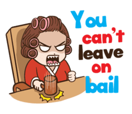 court of wife (Eng) sticker #14034256