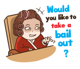 court of wife (Eng) sticker #14034257