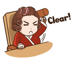 court of wife (Eng) sticker #14034258