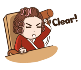 court of wife (Eng) sticker #14034258