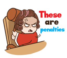 court of wife (Eng) sticker #14034260