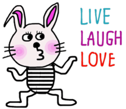 Bunny, I did it my way.(English version) sticker #14034334