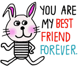 Bunny, I did it my way.(English version) sticker #14034338