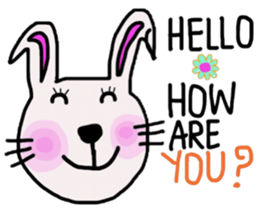 Bunny, I did it my way.(English version) sticker #14034343