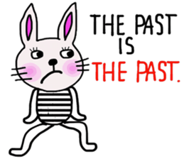Bunny, I did it my way.(English version) sticker #14034345