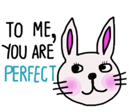 Bunny, I did it my way.(English version) sticker #14034348