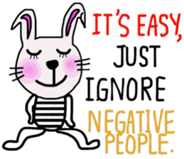 Bunny, I did it my way.(English version) sticker #14034352