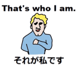 Study English and Japanese3 sticker #14034518