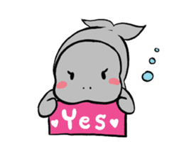 Fahsai the Dugong sticker #14034869