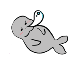 Fahsai the Dugong sticker #14034876