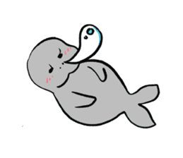 Fahsai the Dugong sticker #14034876