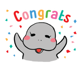 Fahsai the Dugong sticker #14034881