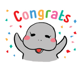 Fahsai the Dugong sticker #14034881