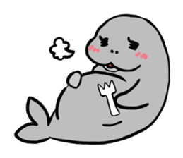 Fahsai the Dugong sticker #14034885
