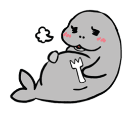 Fahsai the Dugong sticker #14034885