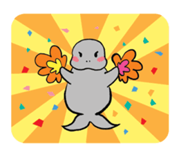 Fahsai the Dugong sticker #14034889