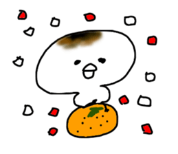 The rice cake chick(Greeting stickers) sticker #14035018