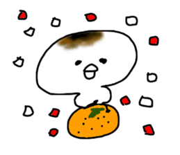 The rice cake chick(Greeting stickers) sticker #14035018