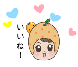 Daily life of kumquats sticker #14035331