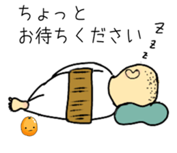 Daily life of kumquats sticker #14035337