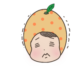 Daily life of kumquats sticker #14035343