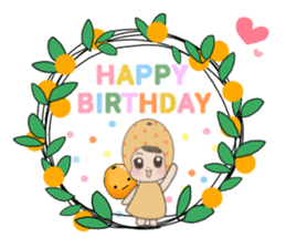 Daily life of kumquats sticker #14035350