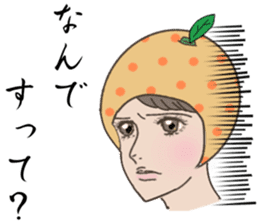 Daily life of kumquats sticker #14035352