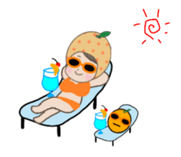 Daily life of kumquats sticker #14035357