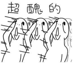 Describe a super-emotional action sticker #14036913