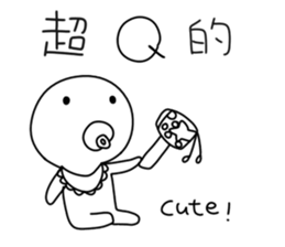 Describe a super-emotional action sticker #14036929