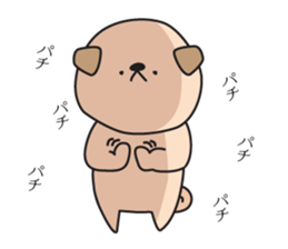 pugs stamp sticker #14037143